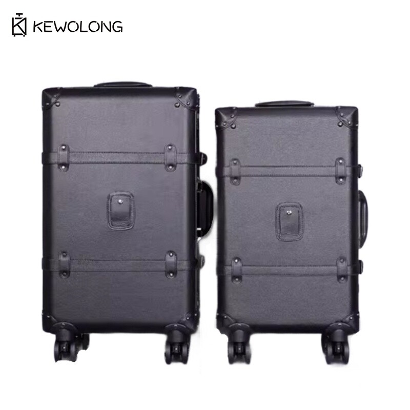 Vintage 20 24 Suitcase Set - R - Retro Vintage Trunk Suitcase ulasan dan harga