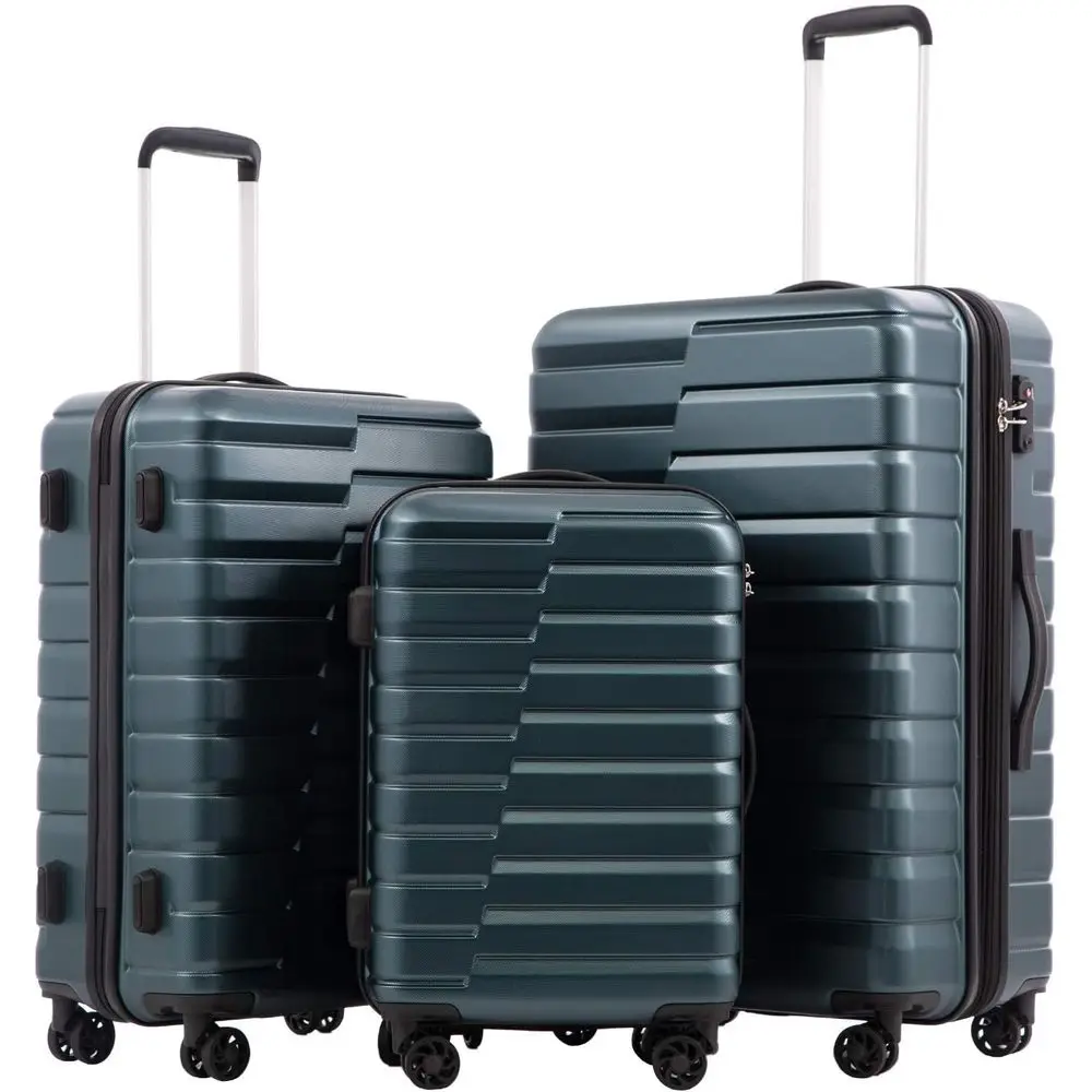 3-Piece Hard Shell Spinner Lug - Expandable Hard Shell Luggage Set ulasan dan harga
