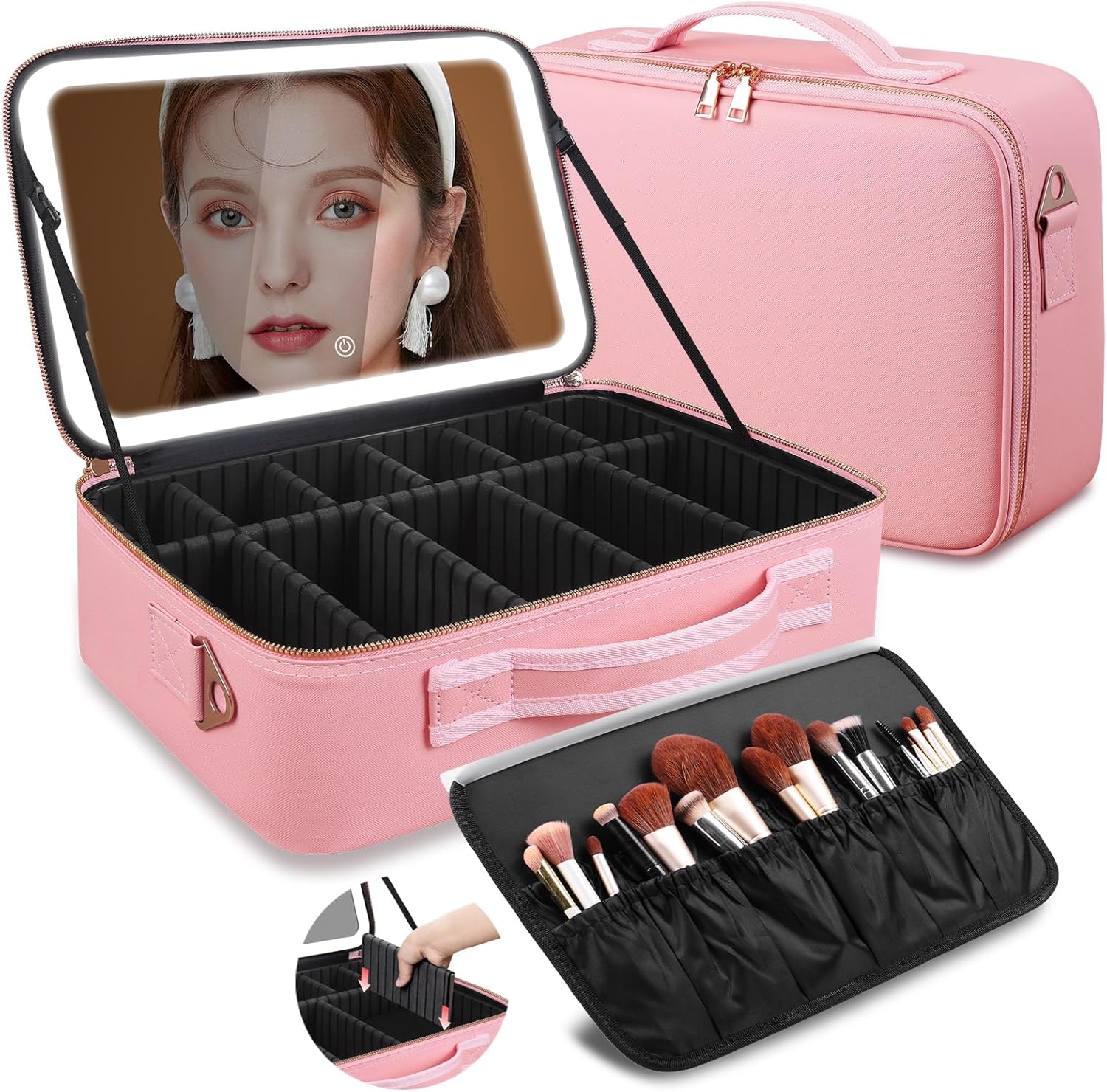 Large Capacity Makeup Bag 15'' - Cosmetic Bags ulasan dan harga