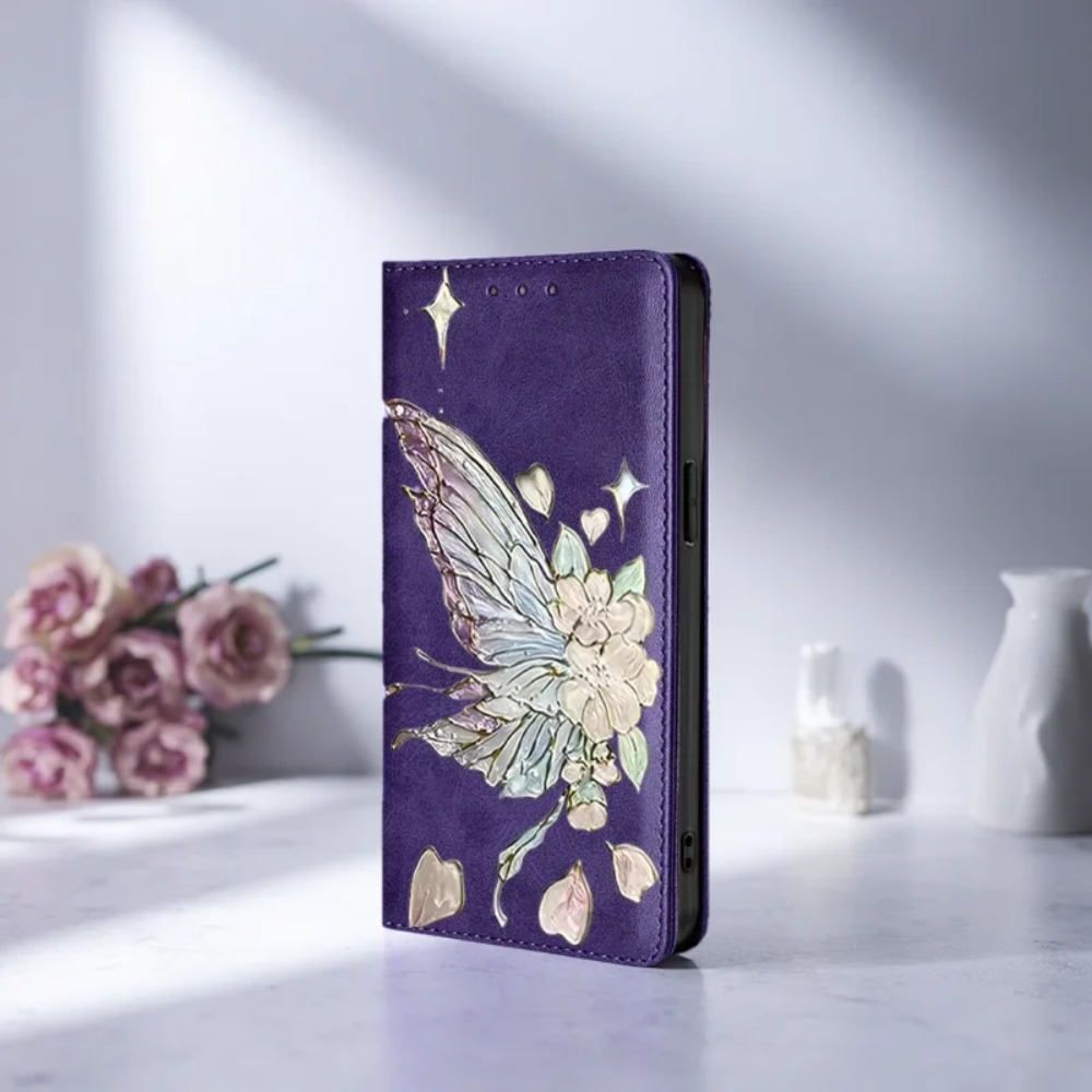 Painted Magnetic Flip Leather  - Wallets ulasan dan harga